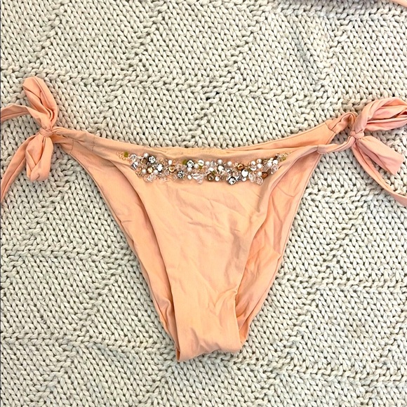 ZOE NYC | Women’s Pink Swim Top with Flattering Fit Bikini Bottoms Size. Medium - Picture 3 of 11